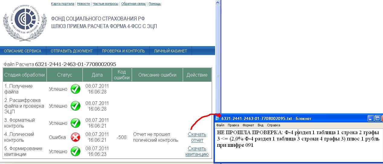 Проверить л б. ФСС код ошибки 508. Ошибка 508 при отправке больничного в ФСС. Код ошибки -508 в больничном листе ФСС ошибка логического контроля. ФСС код ошибки 508 что это в больничном листе.